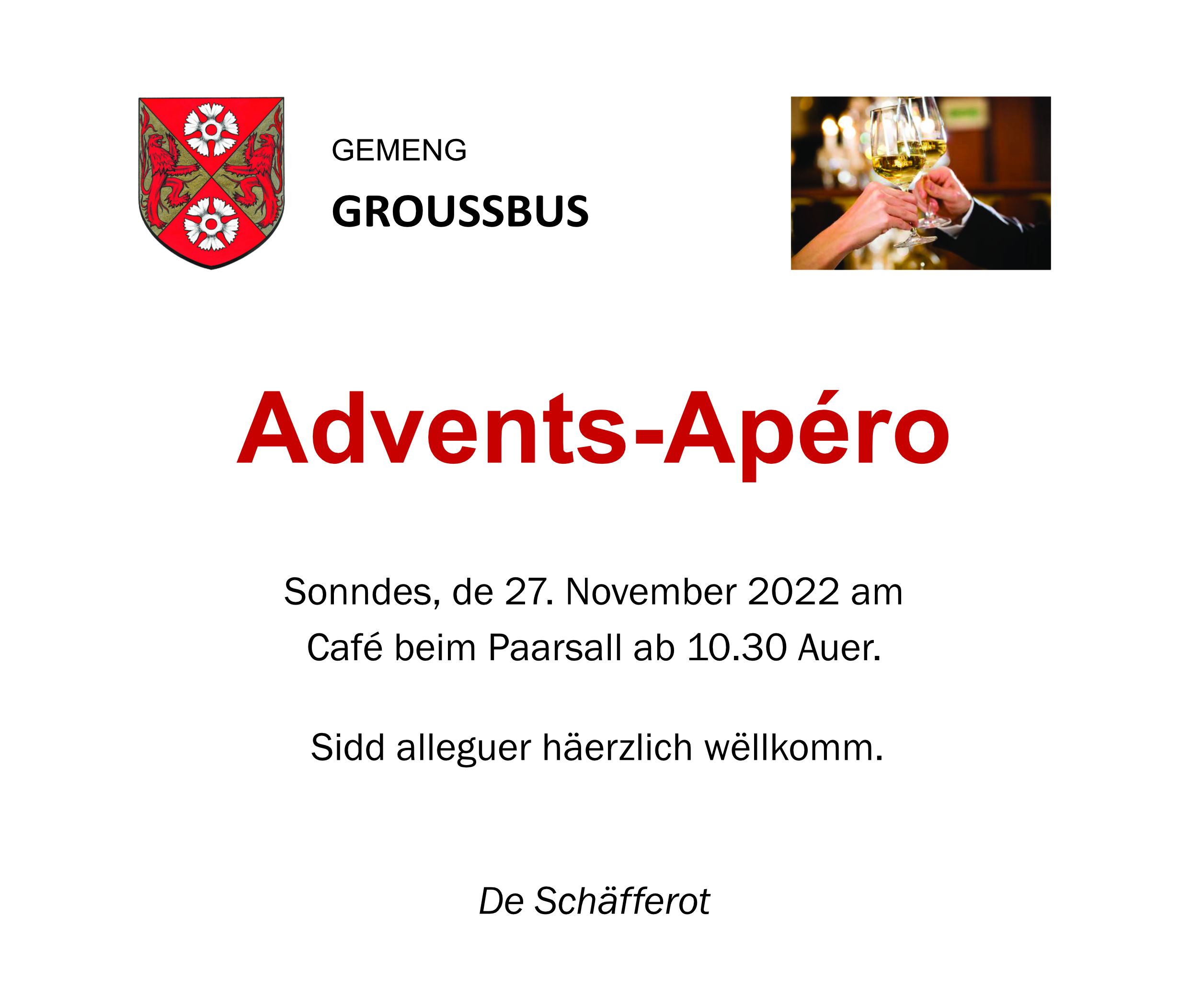 Advents-Apéro @ Parsall | Grosbous | Redange | Luxemburg